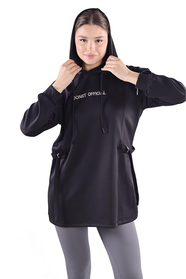 تونيك أسود 9158 م - تفاصيل نصية - 6