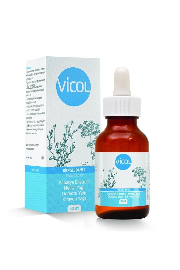 Vicol bitkisel damla 50 ml vitamaks - 1