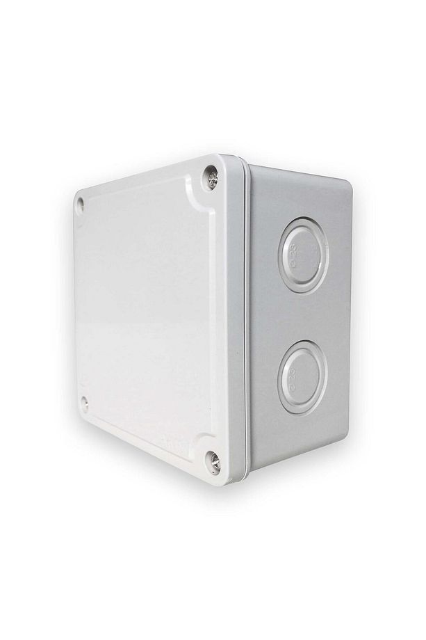 A11011072-68 Abs Termoplastik Sıva Üstü Vidalı Kare Buat (110X110X72 MM) ( 5 Adet ) - 3