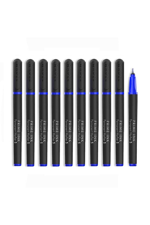 Mavi Asetat Kalemi Permanent S 0,4mm 10 Adet - 2