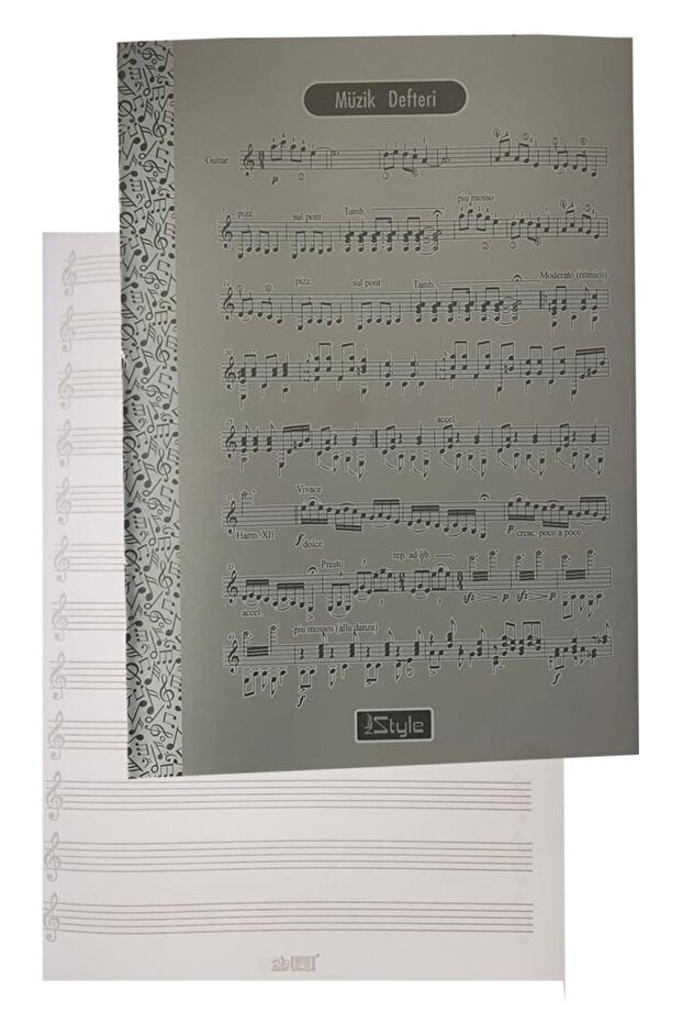 Music Notebook A4 40 Sheets Plastic Cover 1 Piece Left Keyed PP Cover Music Notebook 21x29.7 cm 12 S