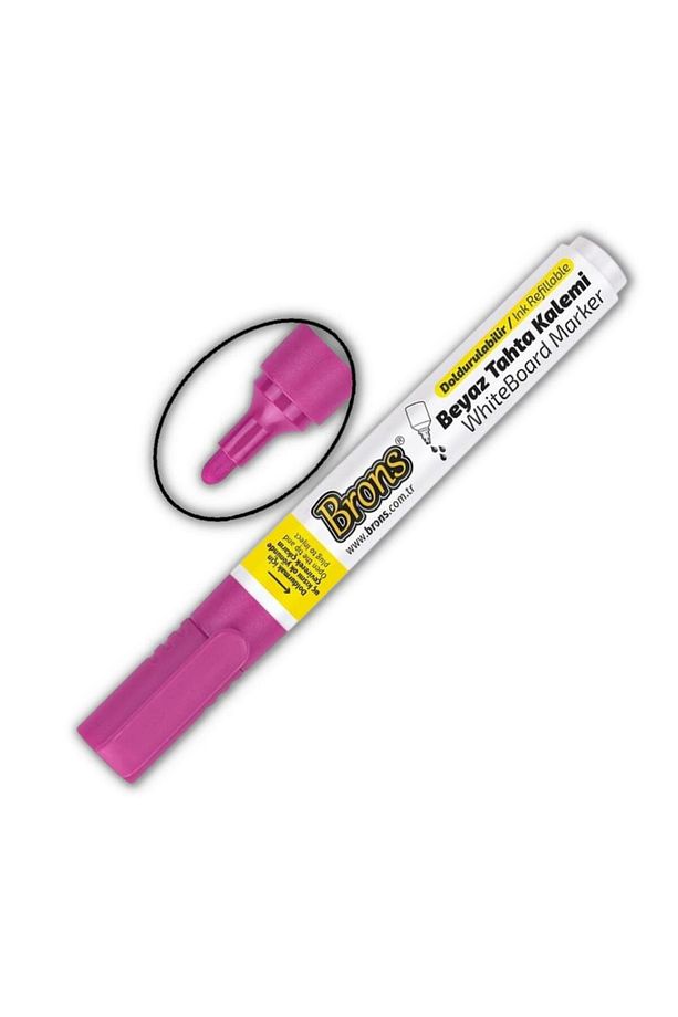 Pembe Yazı Tahta Kalemi Doldurulabilir 2 Adet Ve Silinebilir Mürekkep 30 ml 1 Adet Yazı Tahta - 3