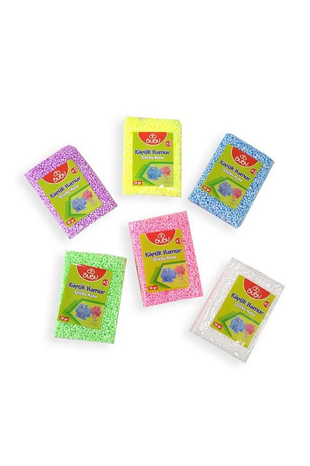 Köpük Hamur 6 Renk 10 Gr 1 Paket Kurumayan Köpük Oyun Hamuru Hafif Yumuşak Hamur Okul Öncesi Anasını - 2