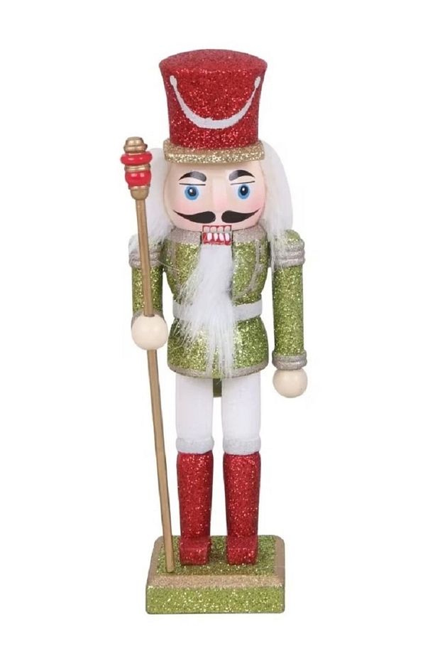 Ahşap Fındıkkıran Kurşun Asker Yılbaşı Figürü 18 cm-1 - 1