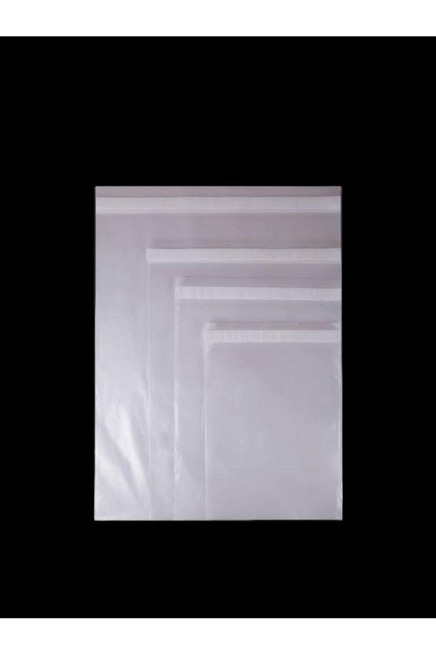 PARLAK Şeffaf Kargo Poşeti (35X45+5 CM) Cepsiz Kargo Poşeti (100 ADET) - 2