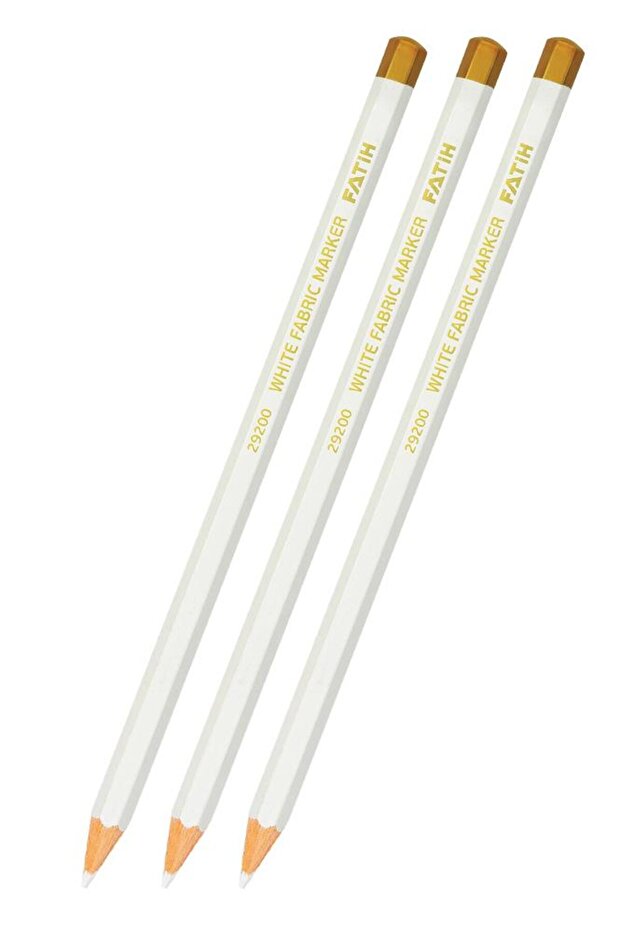 3 Pieces of White and Fatih Pencils - Shading Black Drawing Pencil