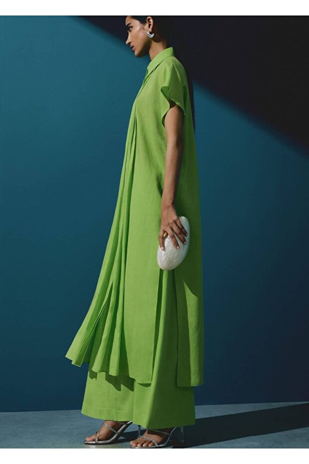 Gömlek yaka elbise - 7