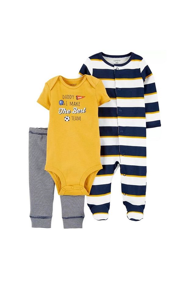 Carters 1l761510 Layette Erkek Bebek 3'lü Set - 2