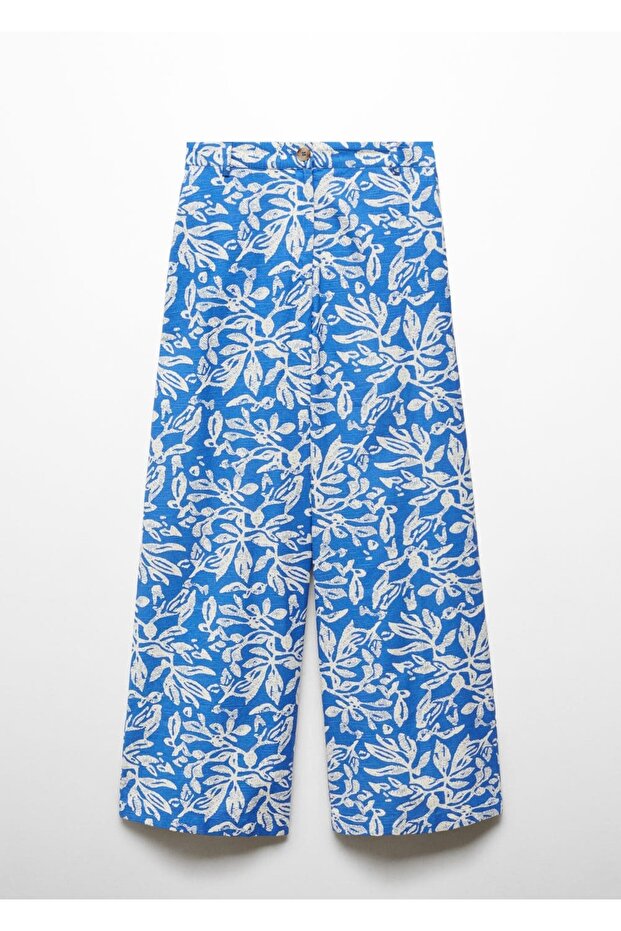 Wideleg patterned pants - 3