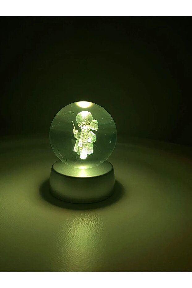 3d Harry Potter Temalı Işıklı Cam Küre - 2
