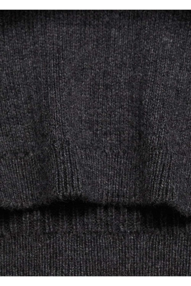 Lastik örgü triko kazak - 3