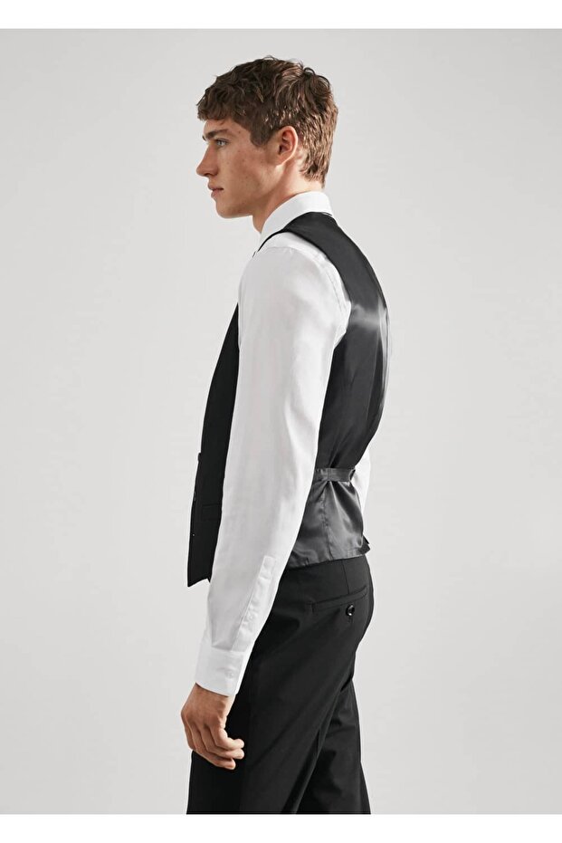 Super Slim Fit Yelek - 8