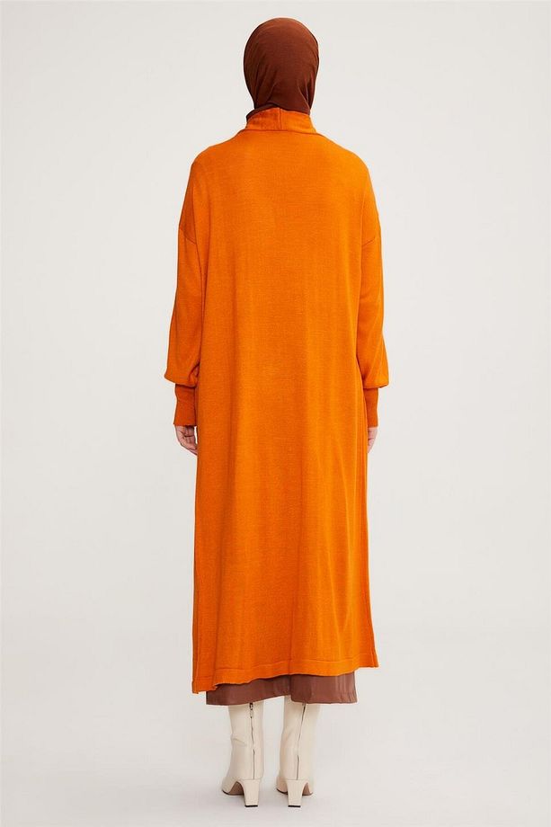 Hırka 22kd4245 Yanık Oranj - 5