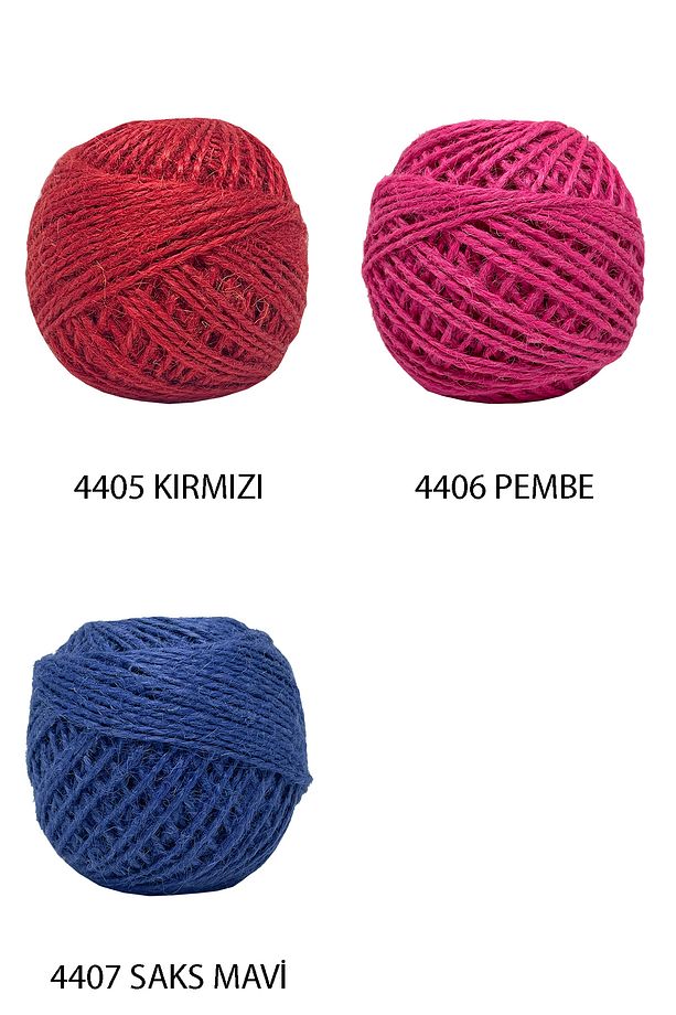 Jüt İpi, Hasır Ipi, Çuval Ipi, Kırnap Ipi, Süsleme Ipi Kendir Ipi 100 Gr 100 metre - 3