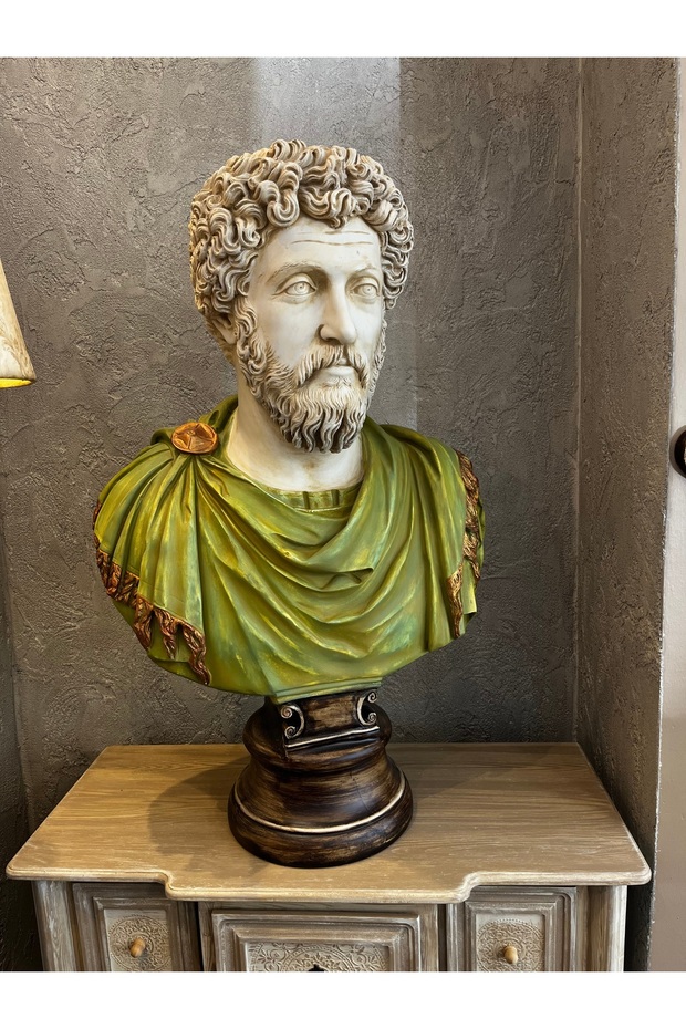Marcus Aurelius Dev Boy Heykel. 84 cm - 3