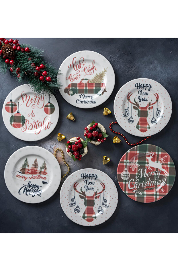 Special Design Merry Christmas Cake Plate 20 cm