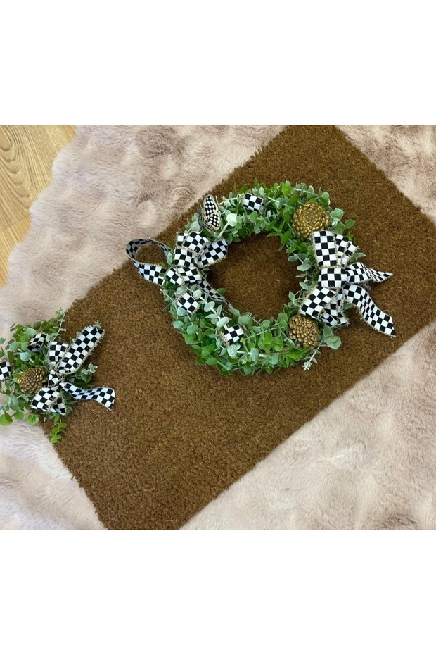 Mackenzie kurdele Kapı süsü paspas takım - 1