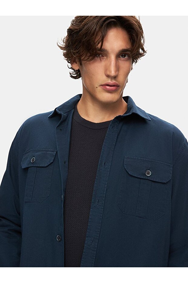 Lacivert Gömlek - 5