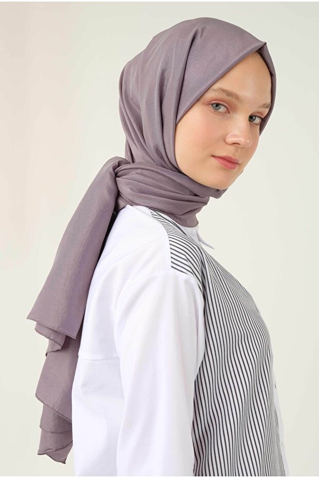 Soft Kraş Şal Duman Gri - 1