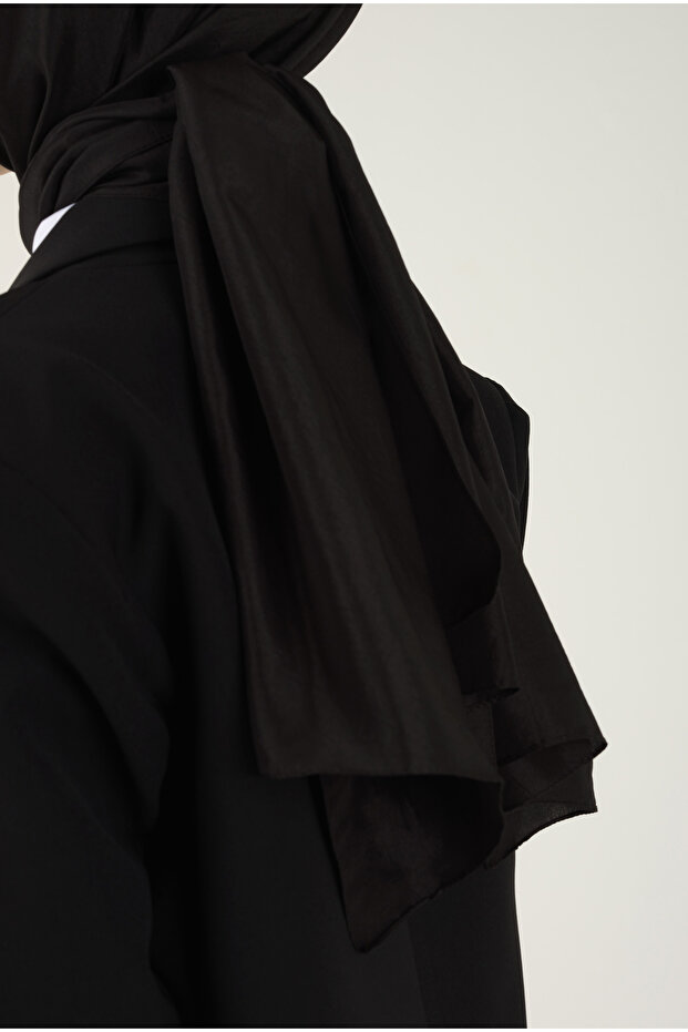 Soft Kraş Şal Siyah - 3