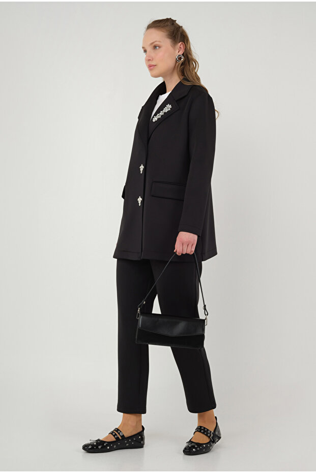 Scuba Ceket Siyah - 8