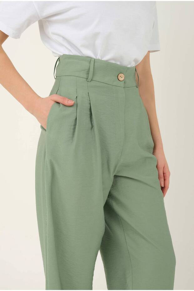 Beli Pileli Pantolon Mint - 5