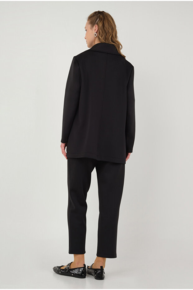 Scuba Ceket Siyah - 4