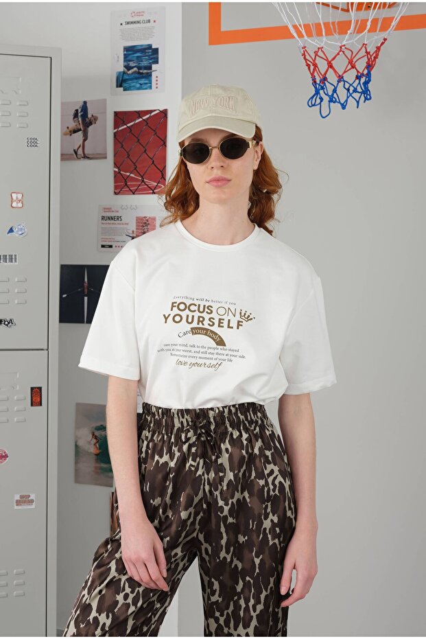 Leopar Desenli Pantolon - 4