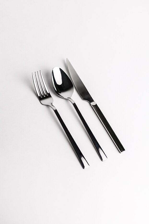12-Person 36-Piece Diamond Steel Cutlery Set Pır3Lü12K36P