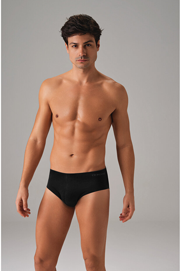 Erkek Marka Baskılı Basic Külot Slip 1023 - 1