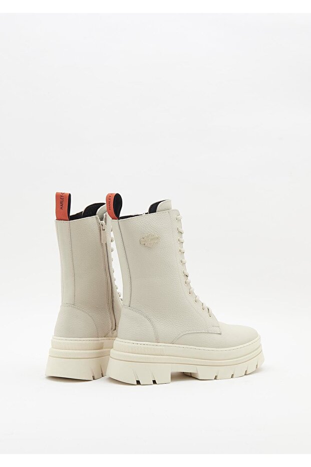 Brigett Kadın Bej Deri Bot - 4