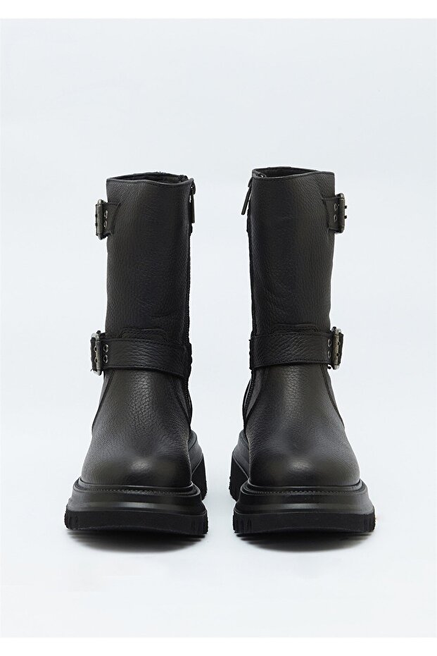 Harley-davidson Sahara Kadın Siyah Deri Bot - 3