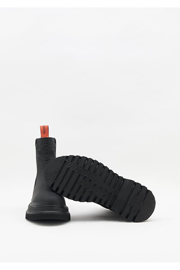 Mourir Kadın Siyah Deri Bot - 5