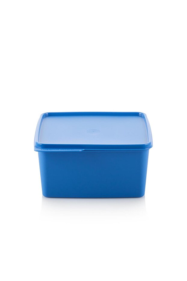 حاوية تخزين ثلاجة مربعة زرقاء - 2.5 لتر - 3