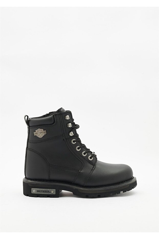 Amos Erkek Siyah Deri Bot - 1