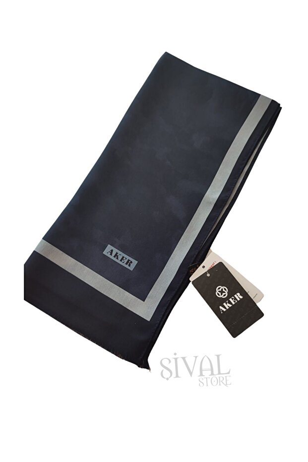 İpek Fular Lacivert 322 - 3