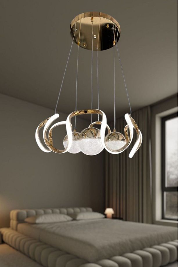 arya toplu led avize ledli avize 3 renk avize - 1
