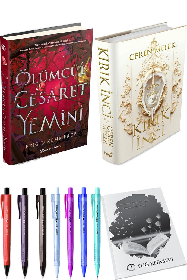 Ölümcül Cesaret Yemini Ciltli ve Kırık İnci Ciltli + Hediyeli