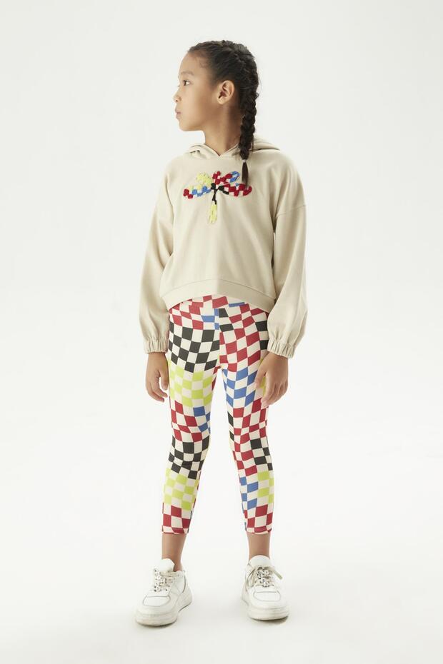 Bg Store Beige Sweatshirt for Girls 23Fw0Tj4423