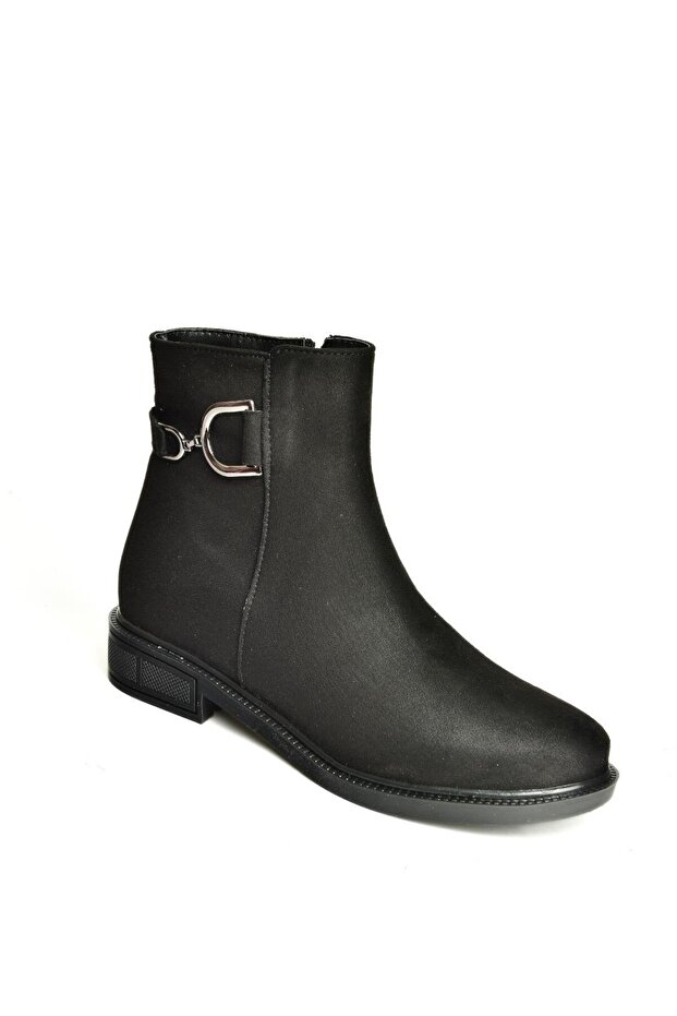 T239004702 Siyah Süet Kadın Bot - 7