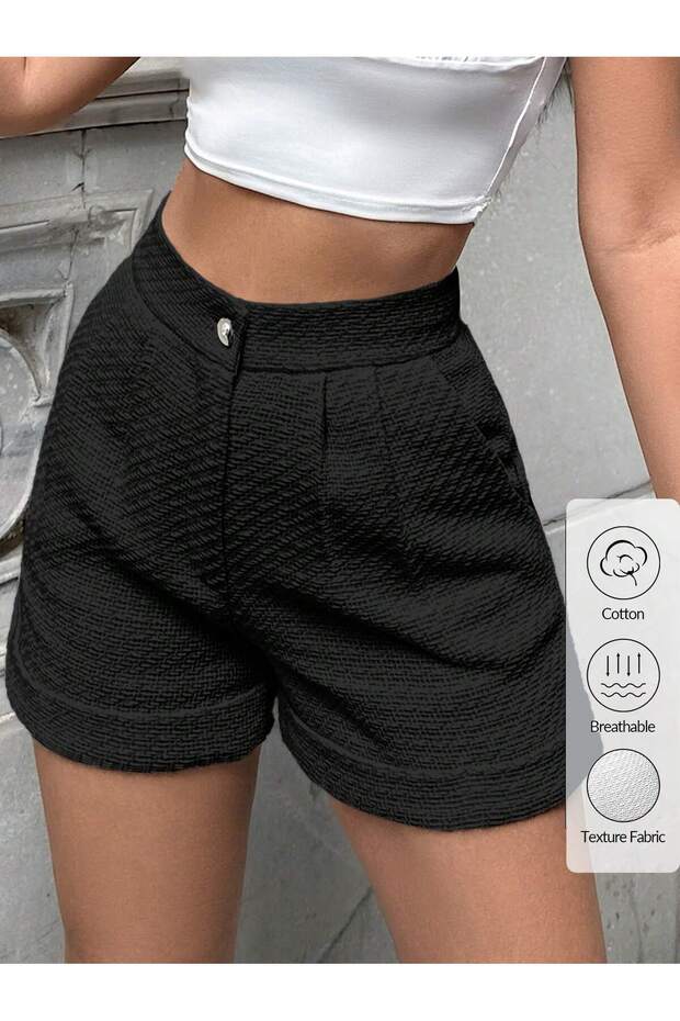 KADIN CEPLİ ŞANEL ŞORT PANTOLON - 1
