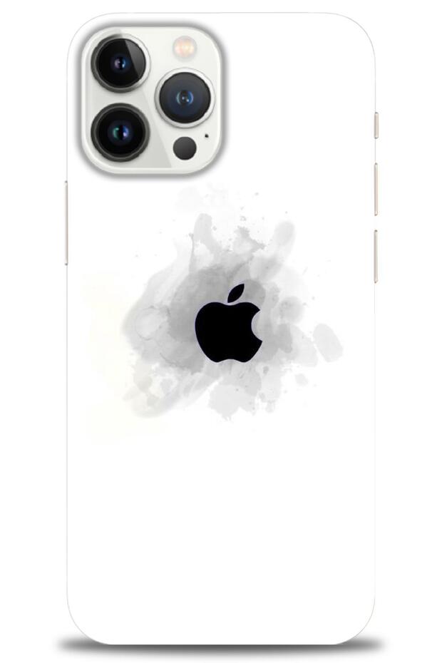 Tecno Spark 10 Pro Case Hd Printed Case - Black Apple + Full Screen Protector