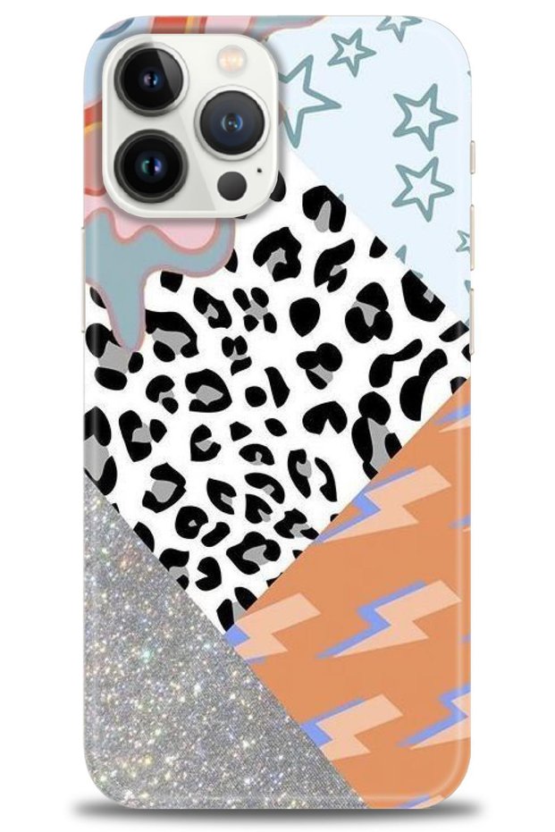 Tecno Spark 10 Pro Case Hd Printed Case - Leopard and Lightning + Full Screen Protector