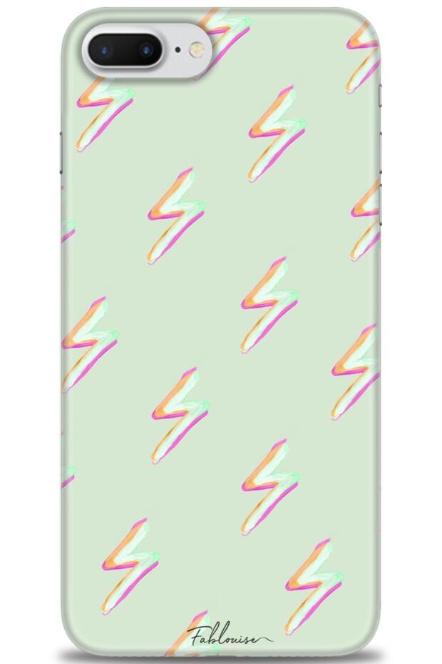 حافظة آيفون 7 بلس مطبوعة بدقة عالية - البرق - 1