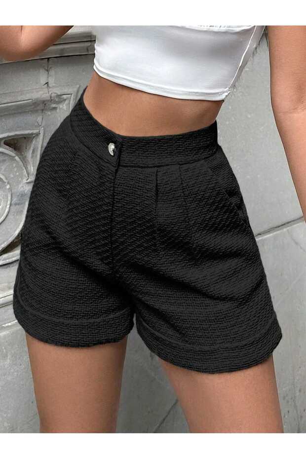 KADIN CEPLİ ŞANEL ŞORT PANTOLON - 8
