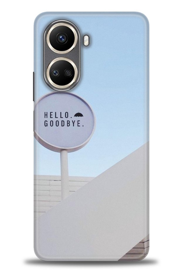 Realme C55 Case Hd Printed Case - Hello Goodbye + Full Screen Protector
