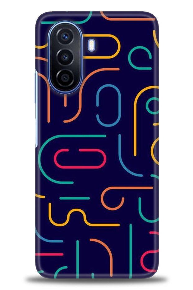 Tecno Spark 8C Case Hd Printed Case - Colorful Bars