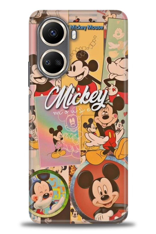 Case for Realme 10 4g Case Hd Printed - I Love Mickey + Full Screen Protector