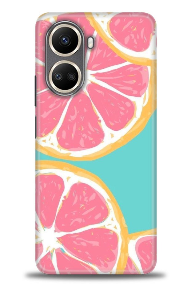 Realme C55 Case Hd Printed Case - Pink Lemon