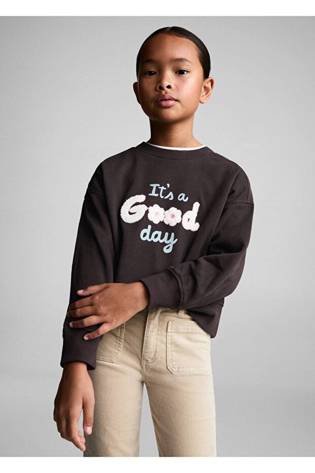 İşlemeli desenli kapüşonlu - 1